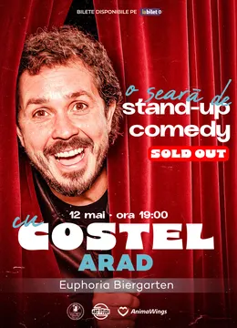 Arad: O seara de stand up comedy cu Costel