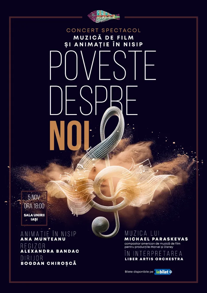 Iasi: "Poveste despre noi" - Concert vocal-simfonic și animație în nisip