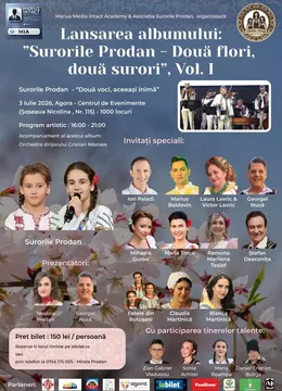 Iasi: Surorile Prodan  - „Două voci, aceeași inimă” - Lansare CD