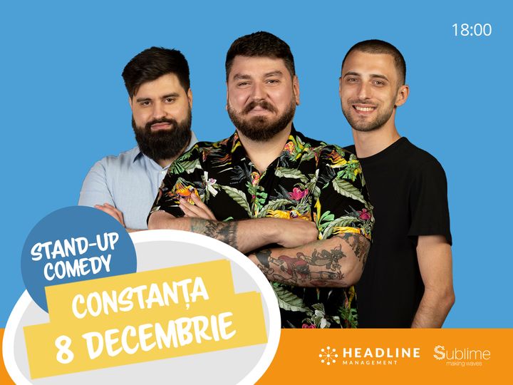 Constanta: Stand-up Comedy cu Micutzu, Geo Adrian de la ora 18:00