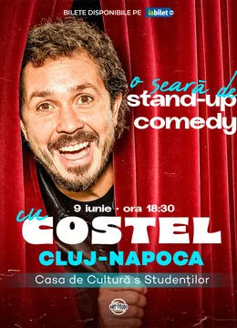 Cluj-Napoca: O seara de stand up comedy cu Costel