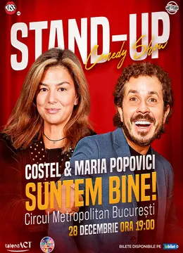 Stand-up comedy show: Costel & Maria Popovici - Suntem bine!
