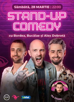 The Fool: Stand-up comedy cu Bordea, Bucălae și Alex Dobrotă
