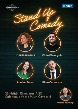Stand-up Comedy cu Irina, Călin, Dima și Adelina