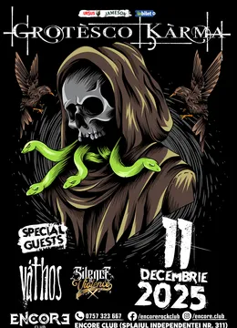 Concert Grotesco Karma (GR) x Vathos (RO) x Silence Is Violence (RO)