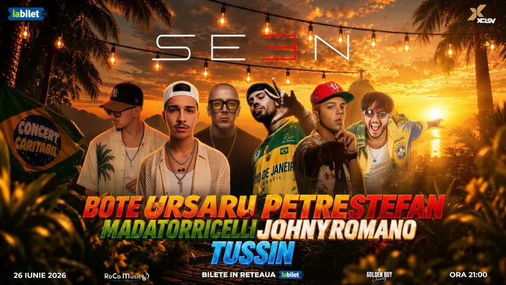 Concert Caritabil X Petre Ștefan, Ursaru, Tussin, Johny Romano, Madatorricelli & Bote