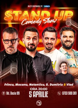 Stand-up Comedy cu Frîncu, Mocanu, Natanticu, Gabi Dumitriu - Vlad Olteanu la Club 99