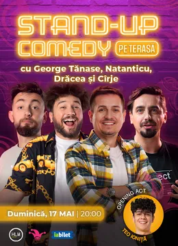 The Fool Terasa: Stand-up comedy cu Natanticu, George Tănase, Drăcea și Cîrje