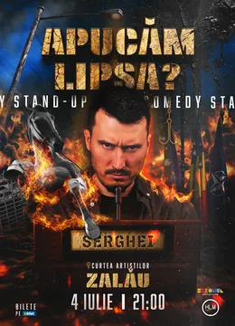 Zalău: Stand-Up Comedy politic cu Serghei - „Apucăm lipsa?”