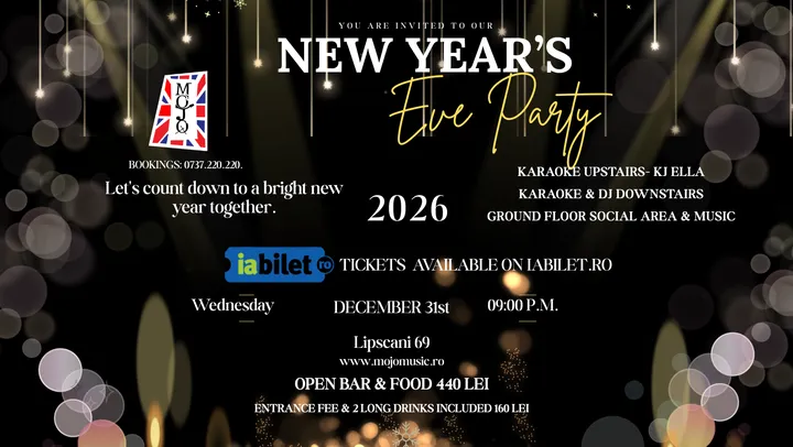 New Year's Eve 2026 @ Mojo