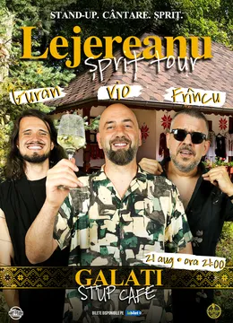 Galati: Stand Up Comedy Show Vio, Frîncu și Guran - Lejereanu Spriț Tour