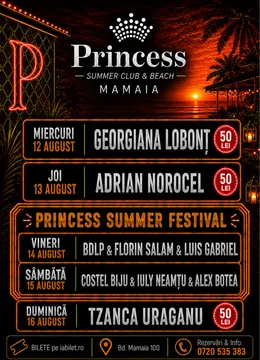 Concerte Princess Summer Club Mamaia
