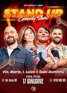 Stand-up Comedy cu Vio, Maria Popovici, Ioana Luiza & Gabi Dumitriu la Club 99