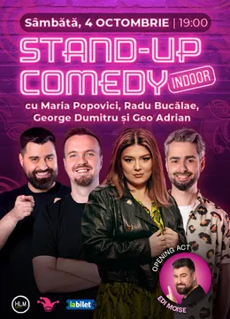 The Fool: Stand-up comedy cu Maria Popovici, Radu Bucălae, George Dumitru și Geo Adrian