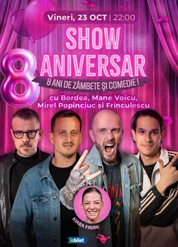 The Fool: Stand-up comedy cu Bordea, Mane Voicu, Mirel Popinciuc și Frînculescu