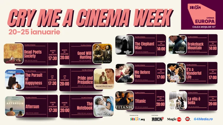 Cry Me a Cinema Week - lacrimi, șervețele și iubire