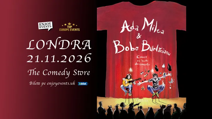 Londra: Ada Milea & Bobo Burlăcianu | Concert cu bucăți din concerte | 21.11.2026