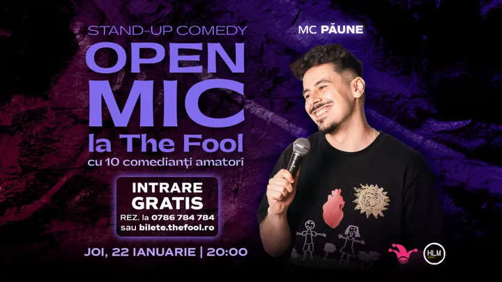 The Fool: Open Mic MC Florentin Păune
