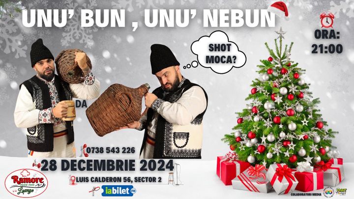 Stand-Up Comedy cu Ramore și Ionuț Țigănescu - "Unu' bun, unu' nebun"