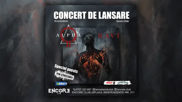 Concert de lansare al noului single și videoclip ALPHA Q -„Kavi”