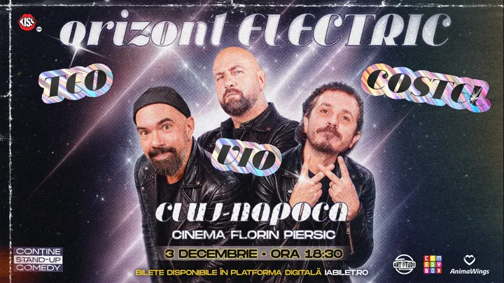 Cluj-Napoca: Teo, Vio și Costel - Orizont Electric | Stand Up Comedy Show