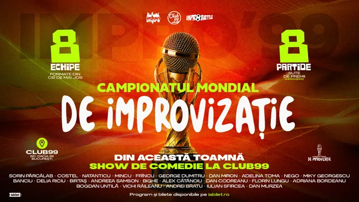 Campionatul Mondial de Improvizație | Semifinală 1 | Comedy Show la Club99