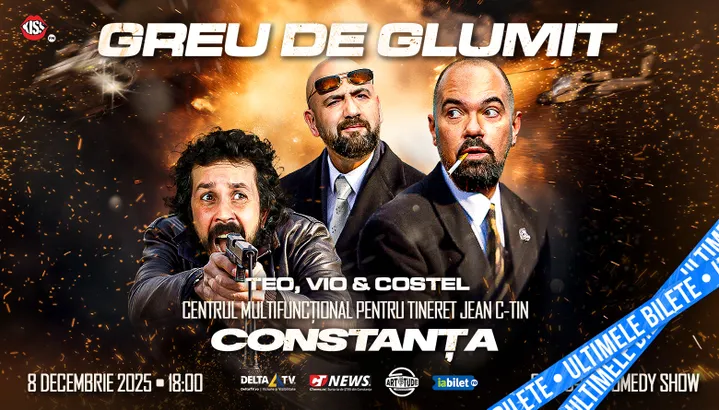 Constanța: Greu de glumit cu Teo, Vio și Costel | Stand Up Comedy Show