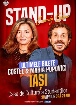Iasi: Costel și Maria Popovici - Stand Up Comedy Show 2
