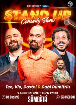 Teo, Vio, Costel - Gabi Dumitriu | Stand Up Comedy la Club99