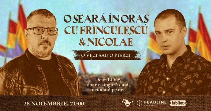 The Fool: O seară în oraș cu Frînculescu și Nicolae