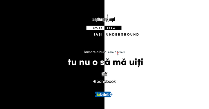 Iasi:  Ana Coman  • Lansare de album “Tu nu o să mă uiți" •