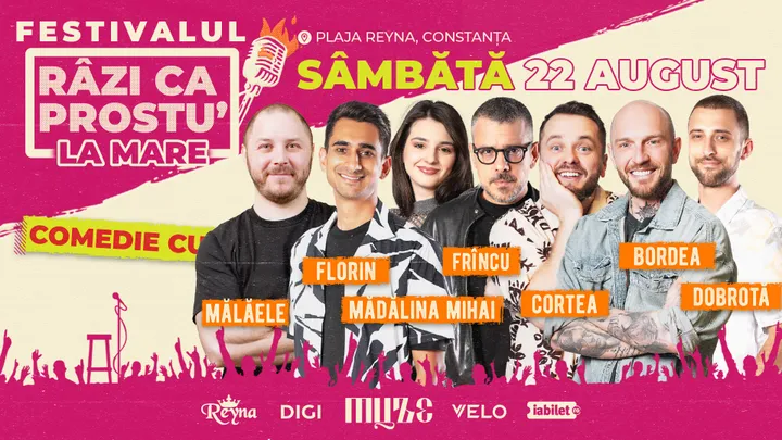Festivalul de comedie - Razi ca prostu' la mare 2026 | Acces VIP 22.08
