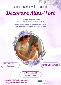 Atelier mama+copil - Decorare Mini-Tort