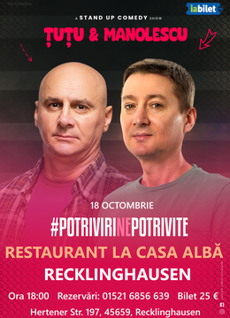 Recklinghausen: Stand-up Comedy - Dan Tutu si Cristi Manolescu