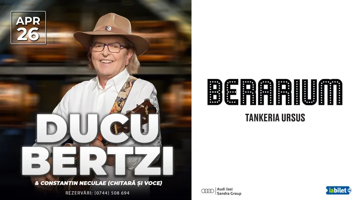 Iași: Concert Ducu Bertzi & Constantin Neculae