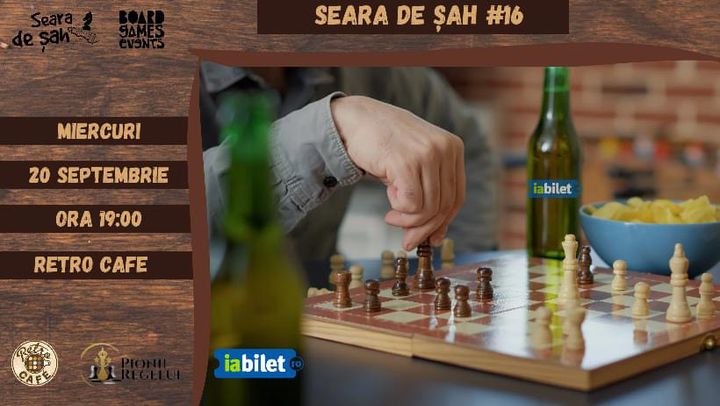 Iași: Seara de șah #16 @Retro Cafe