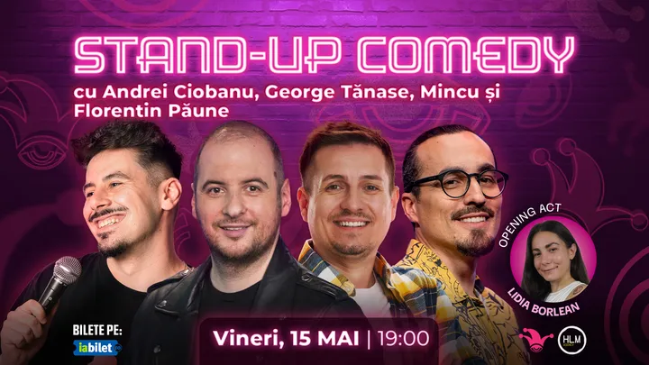 The Fool: Stand-up comedy cu  George Tănase, Mincu, Andrei Ciobanu și Florentin Păune