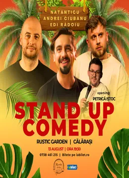 Calarasi: Stand-Up Comedy cu Natanticu, Andrei Ciobanu, Edi Rădoiu și Petrică Iștoc