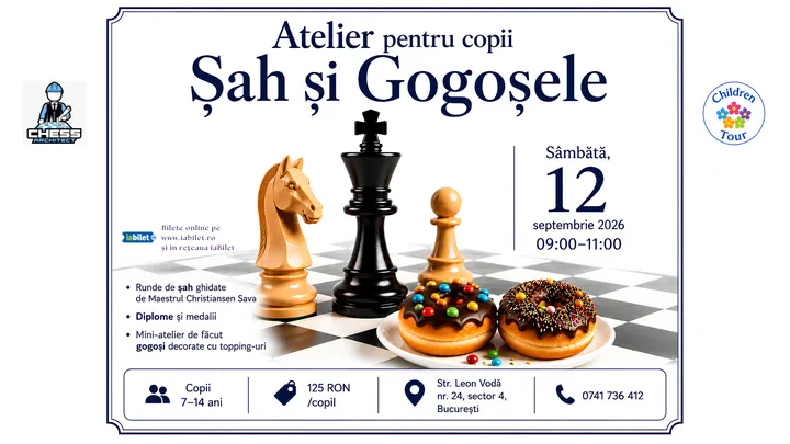 Șah și gogoși - Atelier pentru copii