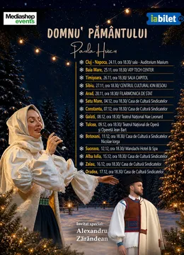 Turneu Concert de colinde Paula Hriscu: Domnu' Pământului | Invitat Alexandru Zărăndean