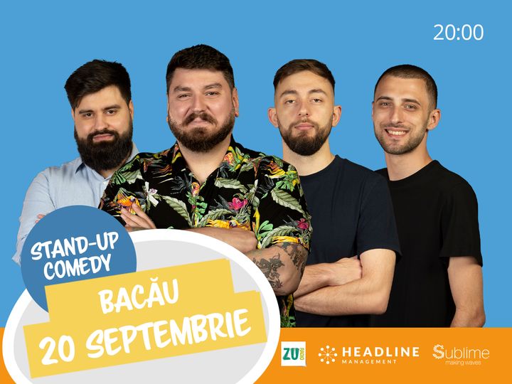 Bacau: Stand-up comedy cu Micutzu, Geo, Cirje si Dobrota
