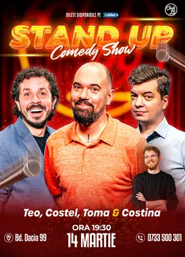 Stand-up Comedy cu Teo, Costel, Toma - Tudor Costina la Club 99