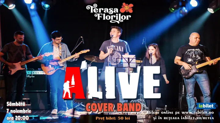 Concert de rock&blues cu A'LIVE - cover band
