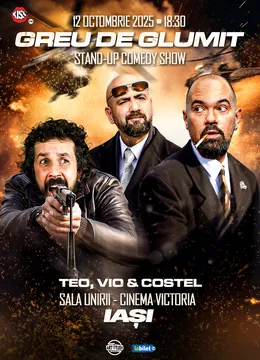 Iași: SHOW 1 - Greu de glumit cu Teo, Vio și Costel | Stand Up Comedy Show