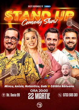 Stand-up Comedy cu Mincu, Anisia, Natanticu, Gabi Dumitriu - Cătălin Răileanu la Club 99