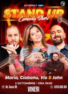 Stand-up Comedy cu Maria Popovici, Andrei Ciobanu, Vio la Club 99 | Show 1