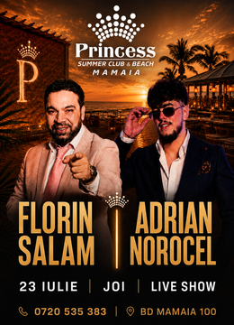 Mamaia: Concert Florin Salam & Adrian Norocel