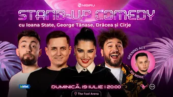 Costinești: The Fool Arena - Stand-up comedy cu George Tănase, Ioana State, Drăcea și Cîrje