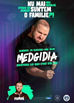 Medgidia: „Nu mai suntem o FAMILIE?!” Show nostalgic de stand-up cu Nae Nicolae