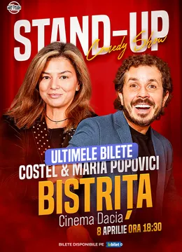 Bistrita: Costel și Maria Popovici - Stand Up Comedy Show - ORA 18:30